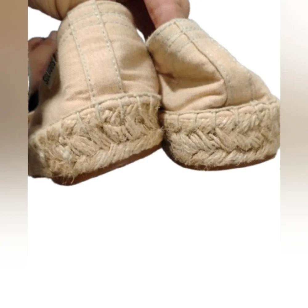 Anthropologie Soludos La Vie en Rose Canvas Espadrilles Sz 7.5